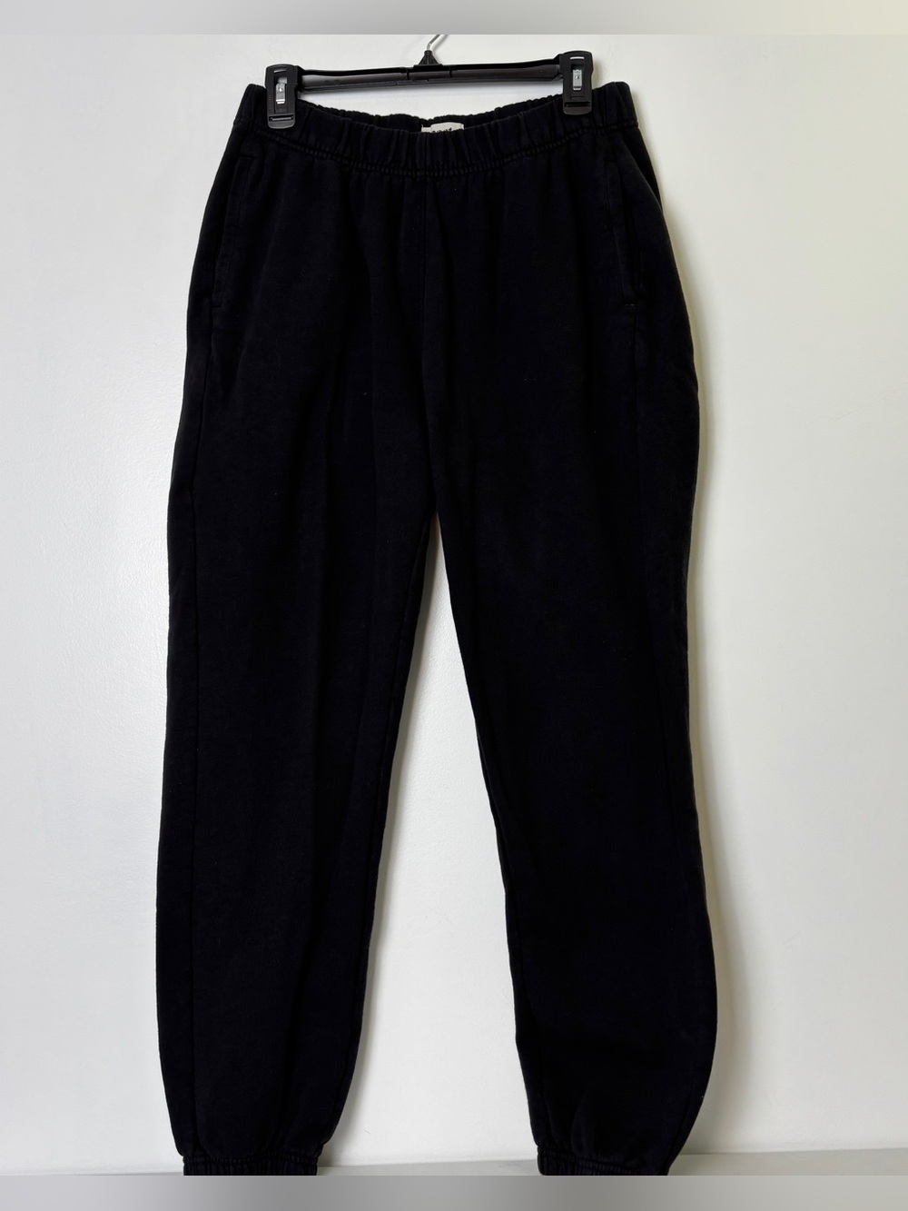 Pact Black Elastic Waist Joggers /sweatpants
